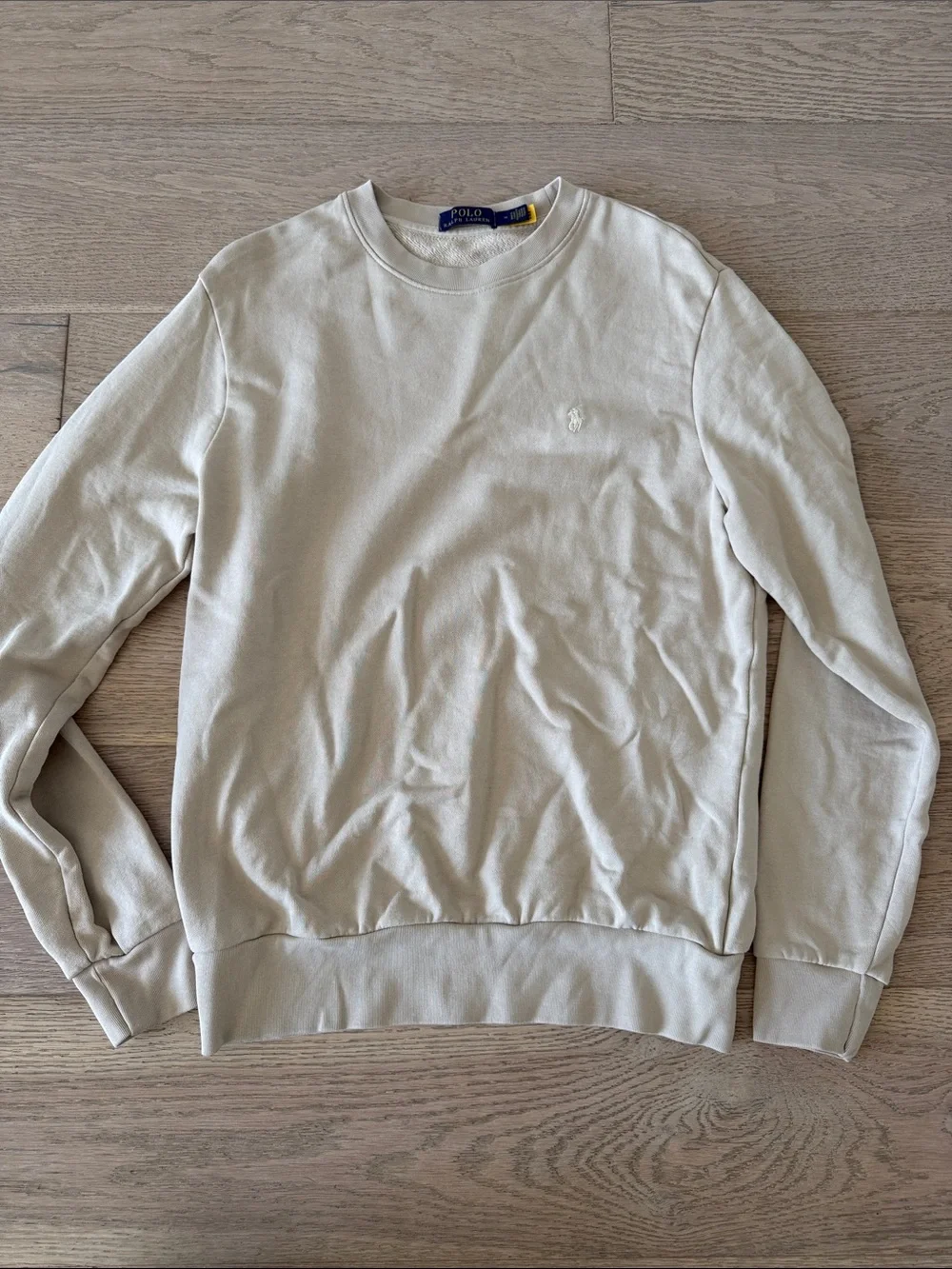 Polo by Ralph Lauren Neutral Cream Crewneck Sweatshirt